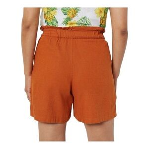 Jason Wu High Waist Linen Shorts, W:29”, L:22”, Color: Terracotta